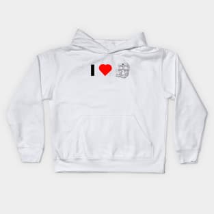 I 'Heart' Arcades -Sitdown Racer Edition Kids Hoodie